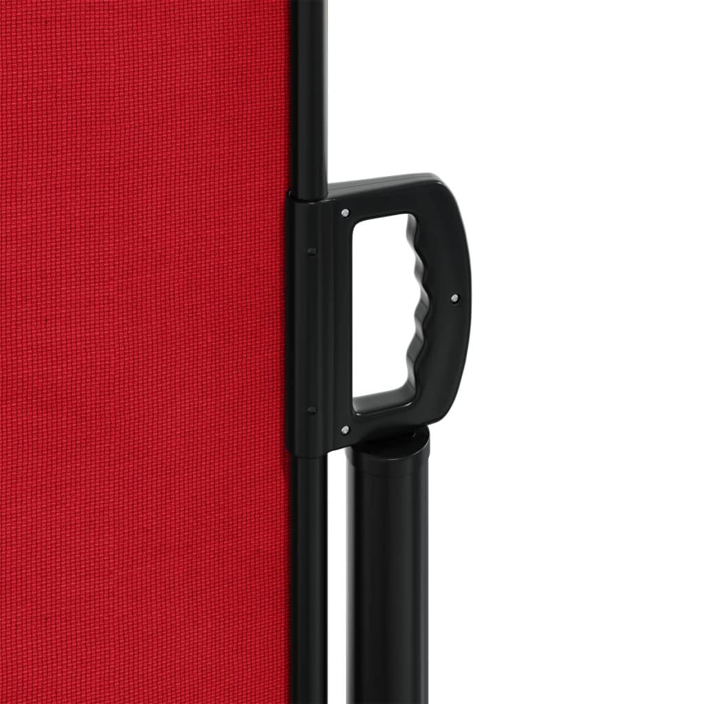 vidaXL Toldo lateral retráctil rojo 100x300 cm