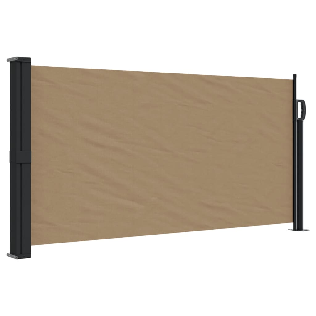 vidaXL Toldo lateral retráctil gris taupe 100x300 cm