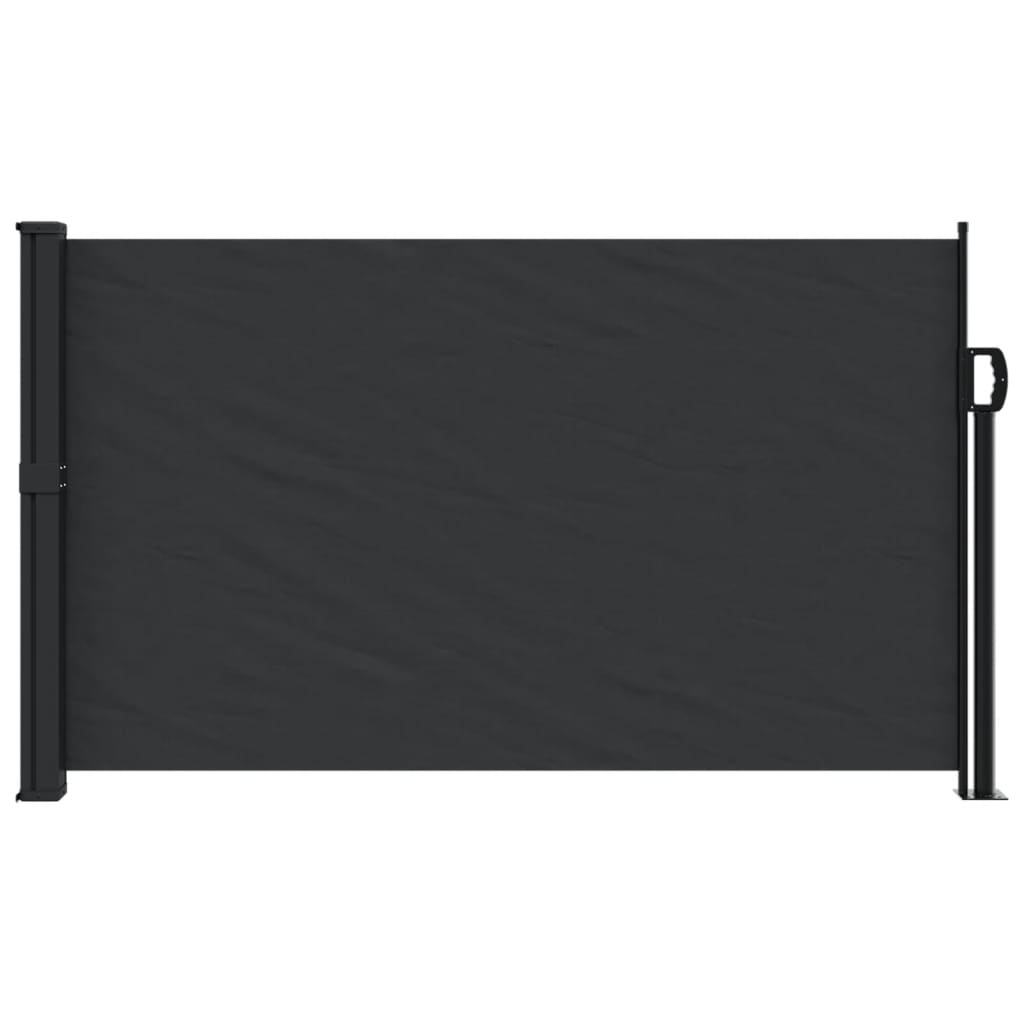 vidaXL Toldo lateral retráctil negro 117x300 cm