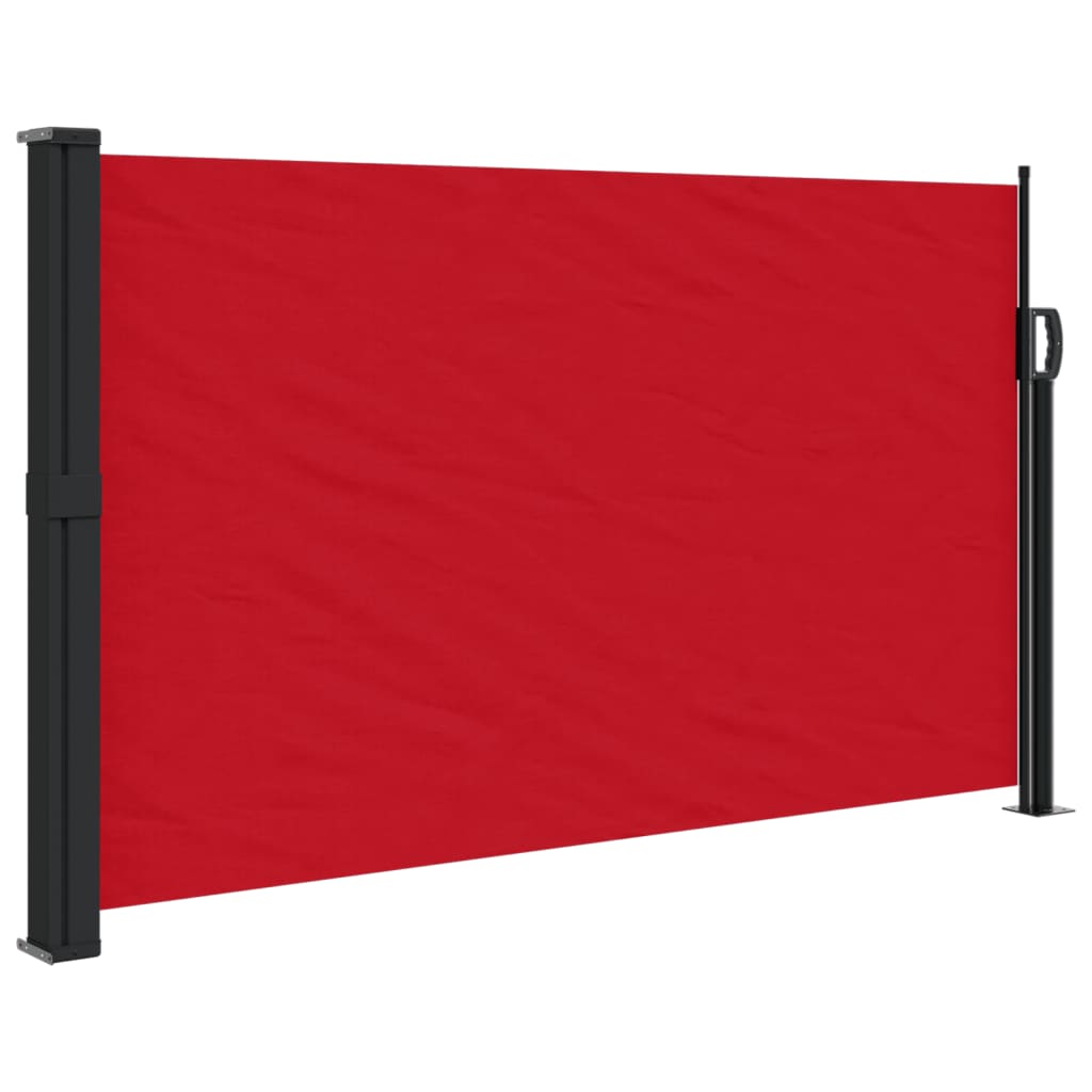 vidaXL Toldo lateral retráctil rojo 117x300 cm