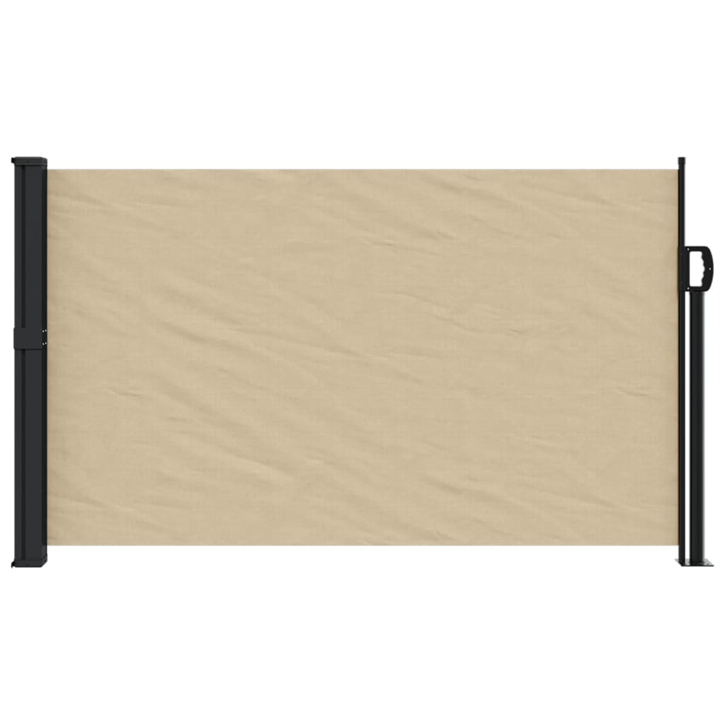 vidaXL Toldo lateral retráctil beige 117x300 cm