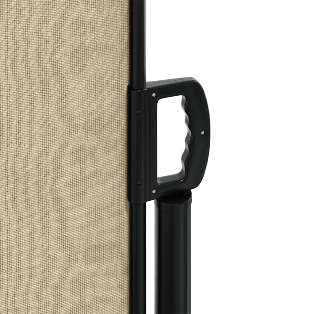 vidaXL Toldo lateral retráctil beige 117x300 cm