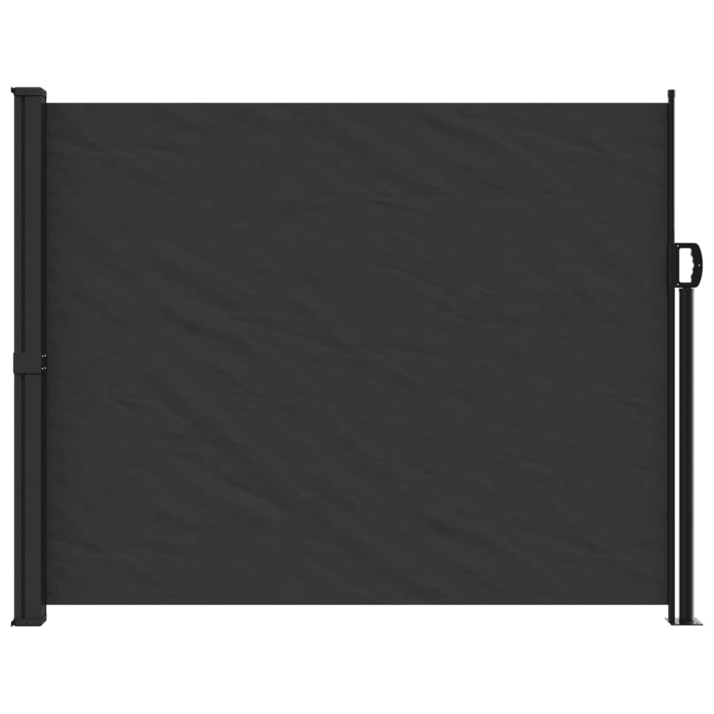 vidaXL Toldo lateral retráctil negro 160x300 cm