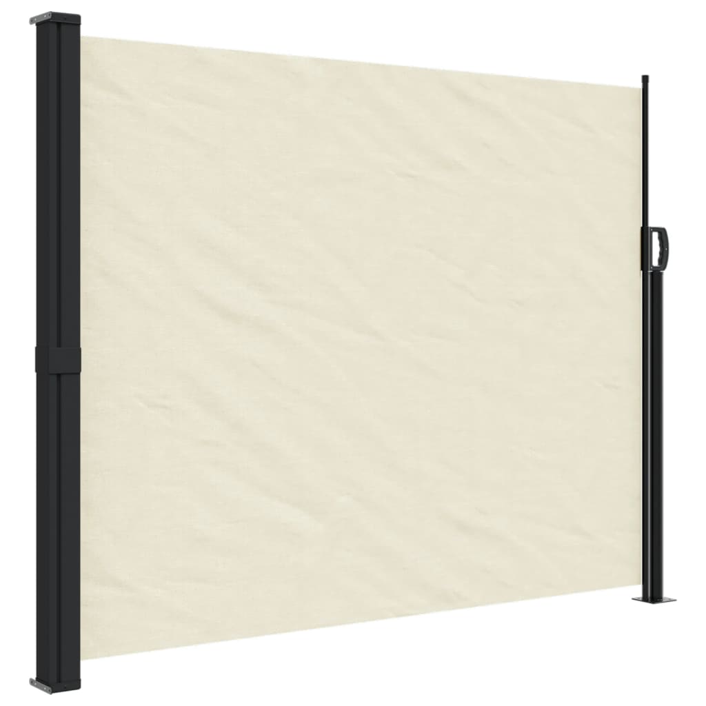 vidaXL Toldo lateral retráctil crema 160x300 cm