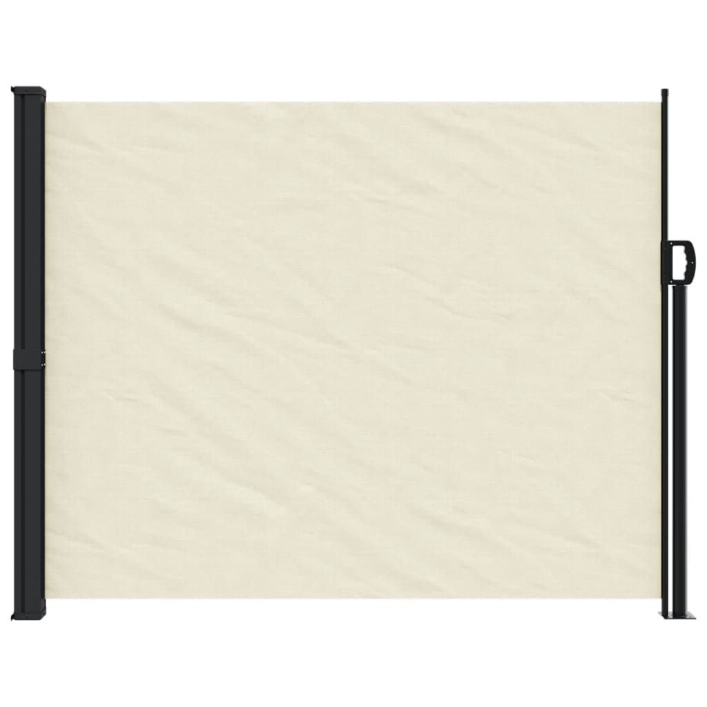 vidaXL Toldo lateral retráctil crema 160x300 cm