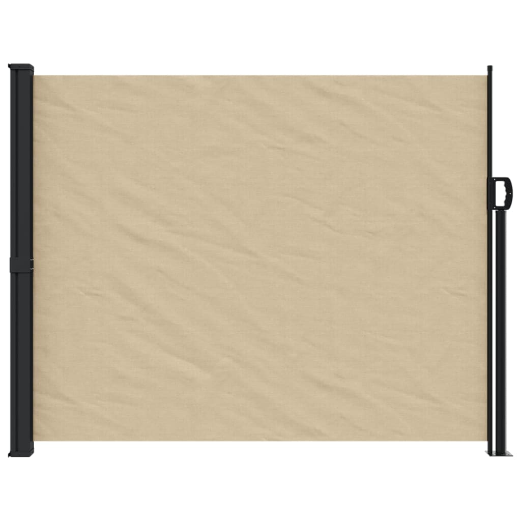 vidaXL Toldo lateral retráctil beige 160x300 cm