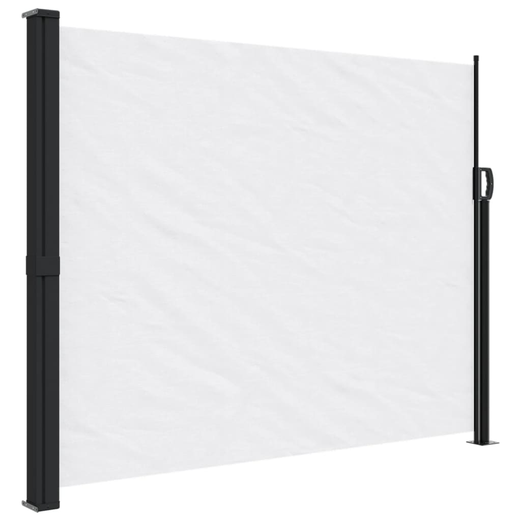 vidaXL Toldo lateral retráctil blanco 160x300 cm