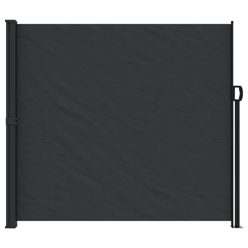 vidaXL Toldo lateral retráctil negro 180x300 cm