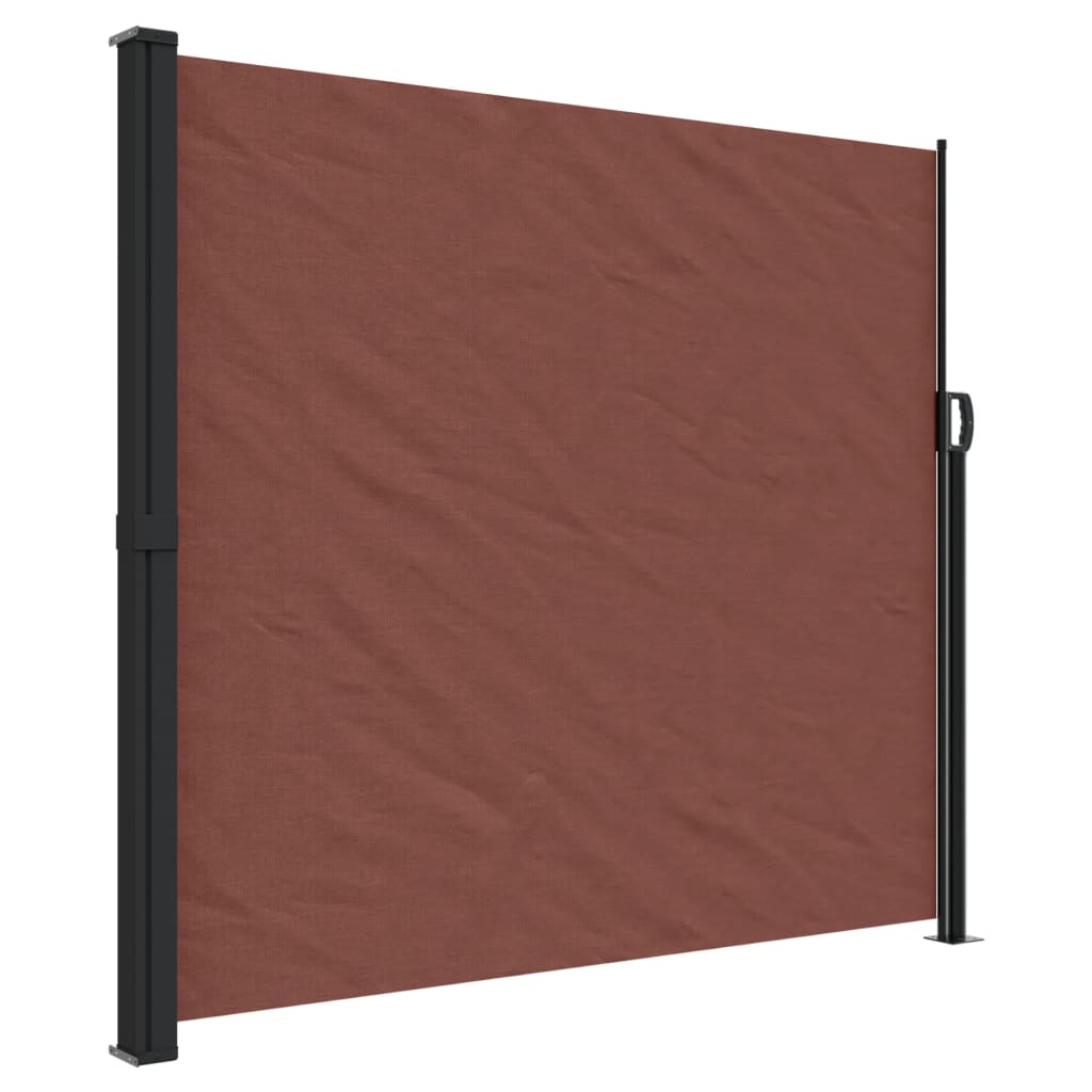 vidaXL Toldo lateral retráctil marrón 180x300 cm