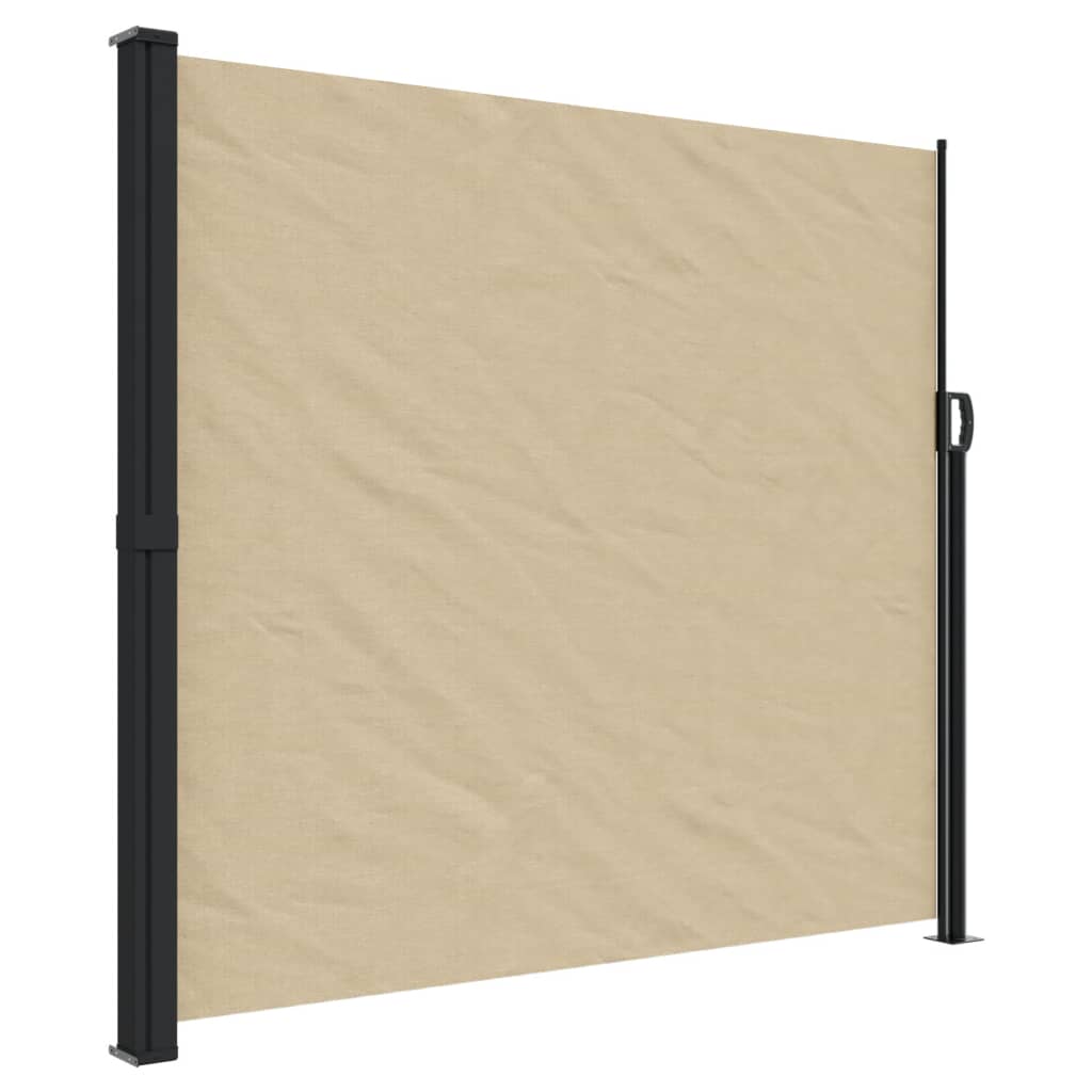 vidaXL Toldo lateral retráctil beige 180x300 cm