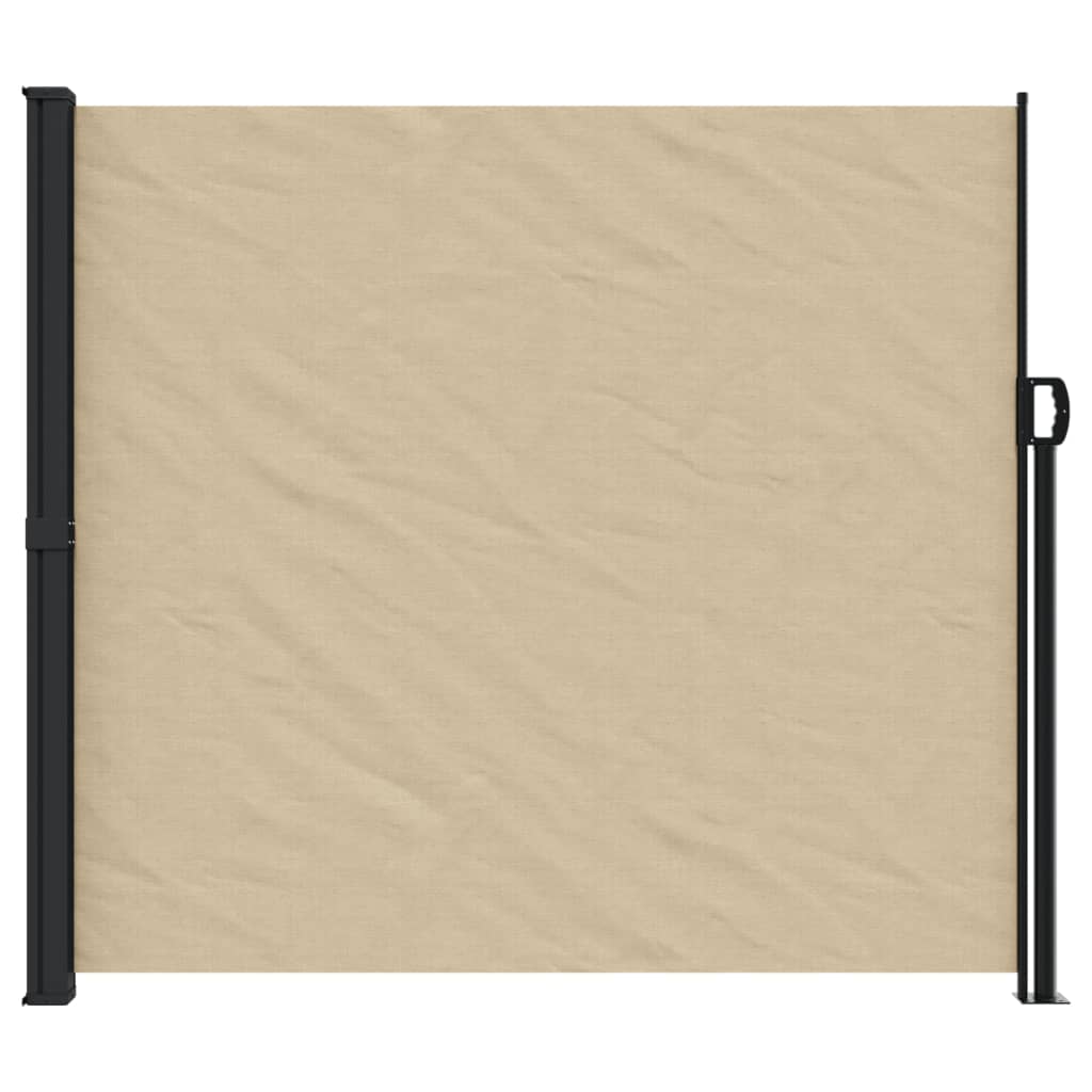 vidaXL Toldo lateral retráctil beige 180x300 cm