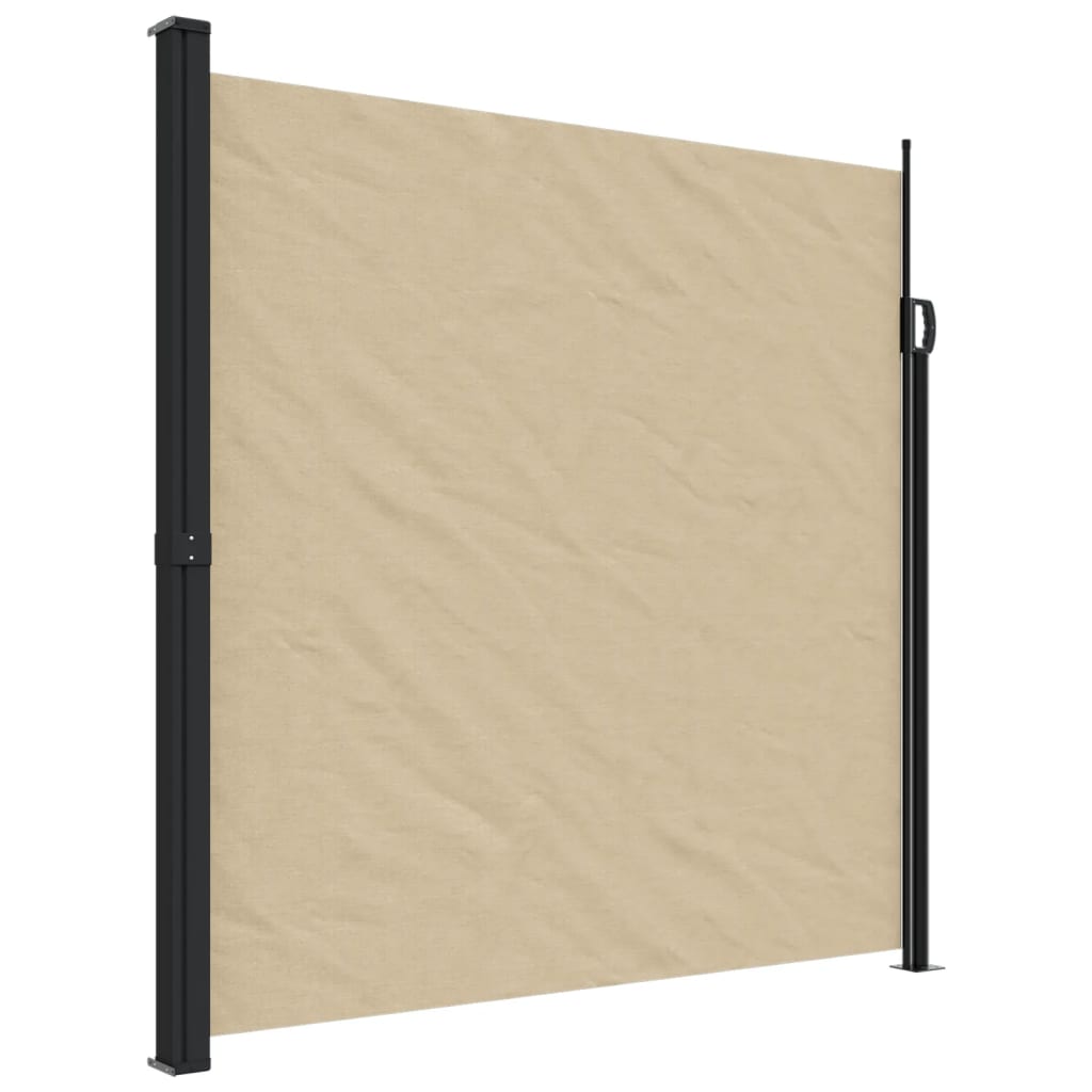 vidaXL Toldo lateral retráctil beige 200x300 cm