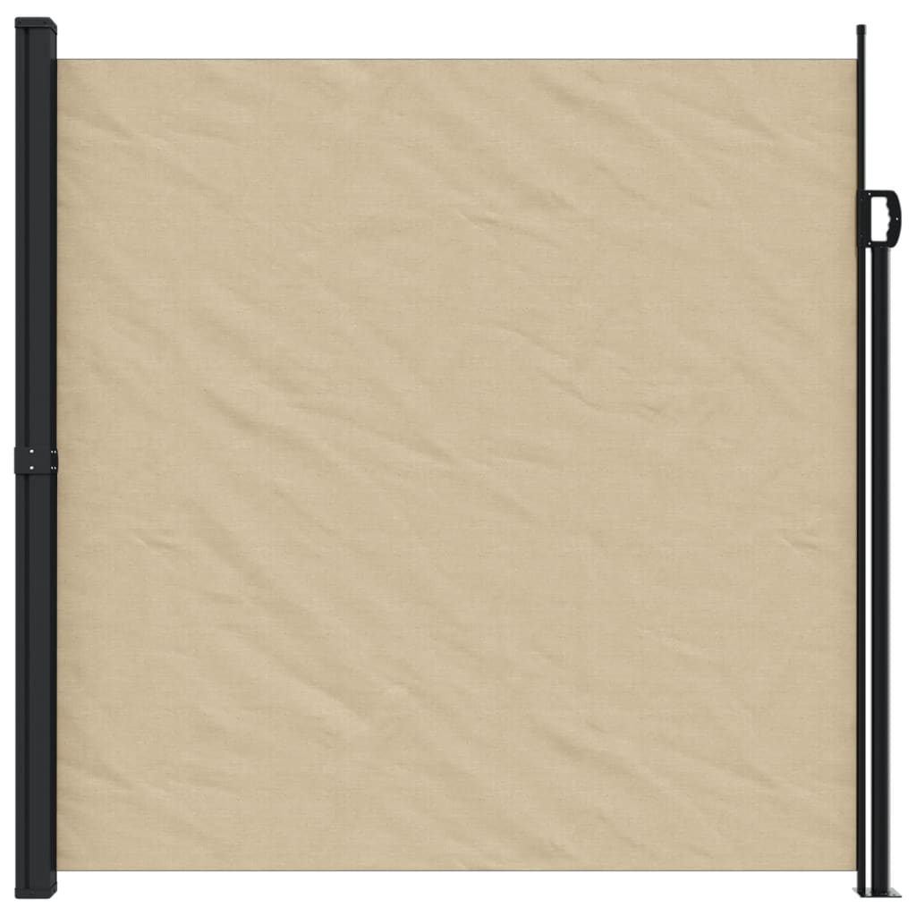 vidaXL Toldo lateral retráctil beige 200x300 cm