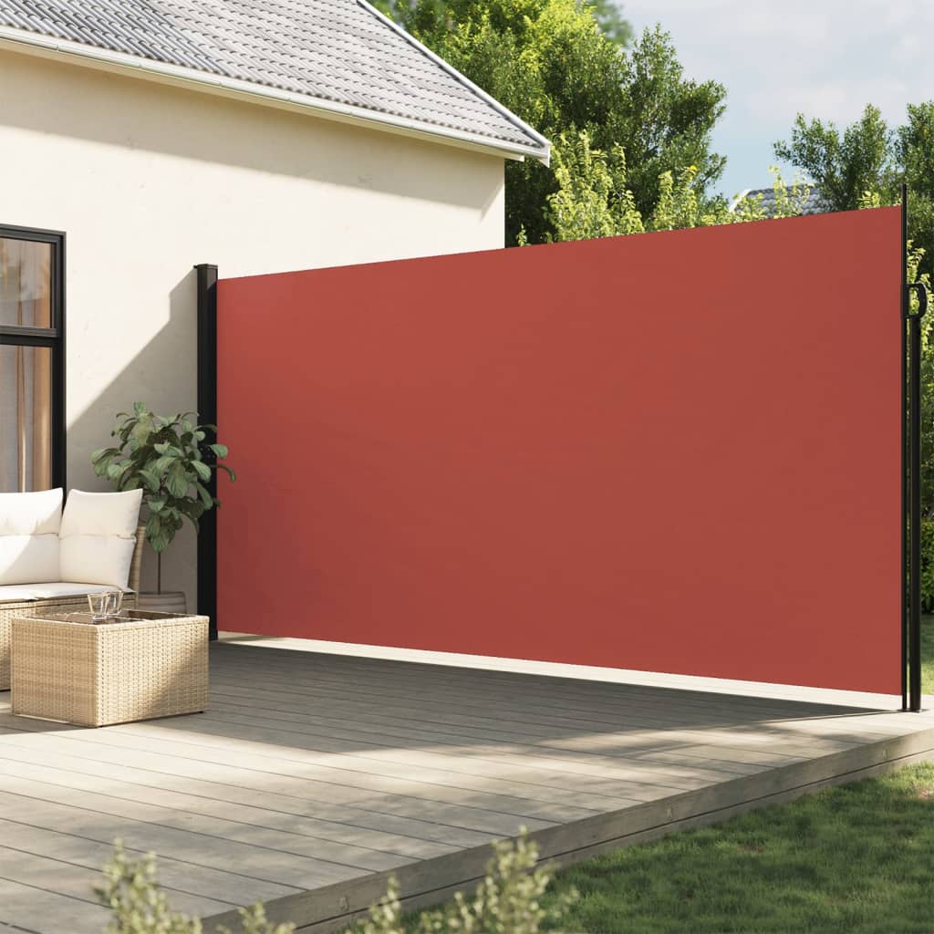 vidaXL Toldo lateral retráctil terracota 200x300 cm