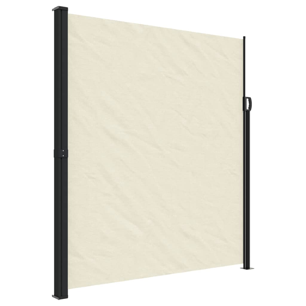 vidaXL Toldo lateral retráctil crema 220x300 cm