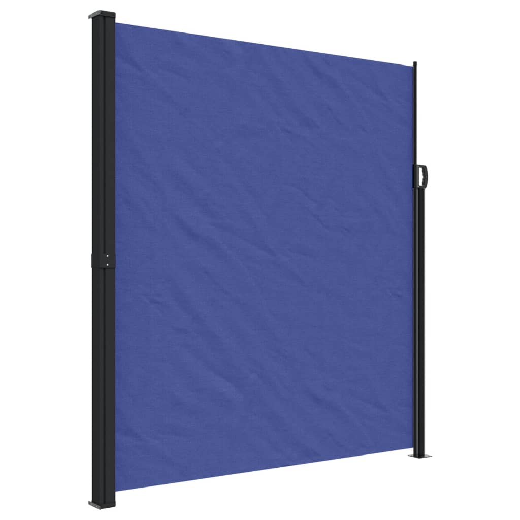 vidaXL Toldo lateral retráctil azul 220x300 cm