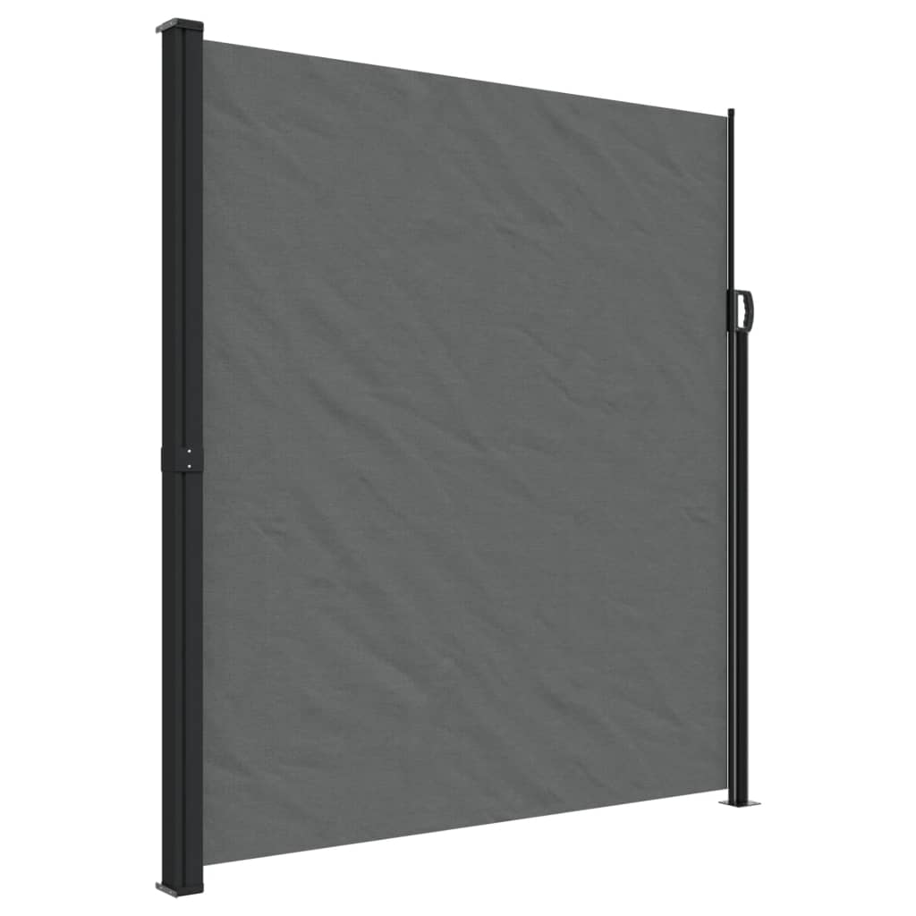 vidaXL Toldo lateral retráctil gris antracita 220x300 cm