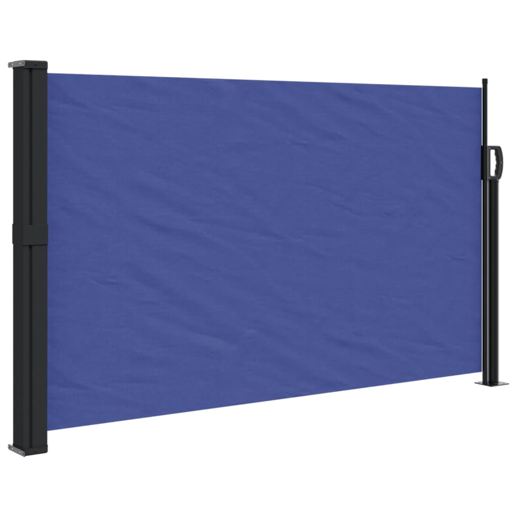 vidaXL Toldo lateral retráctil azul 120x500 cm