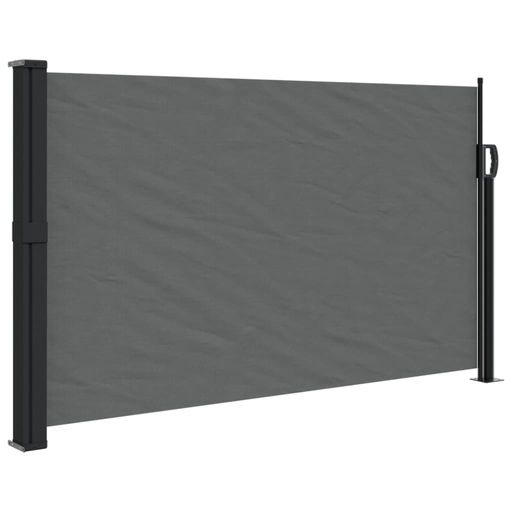 vidaXL Toldo lateral retráctil gris antracita 120x500 cm