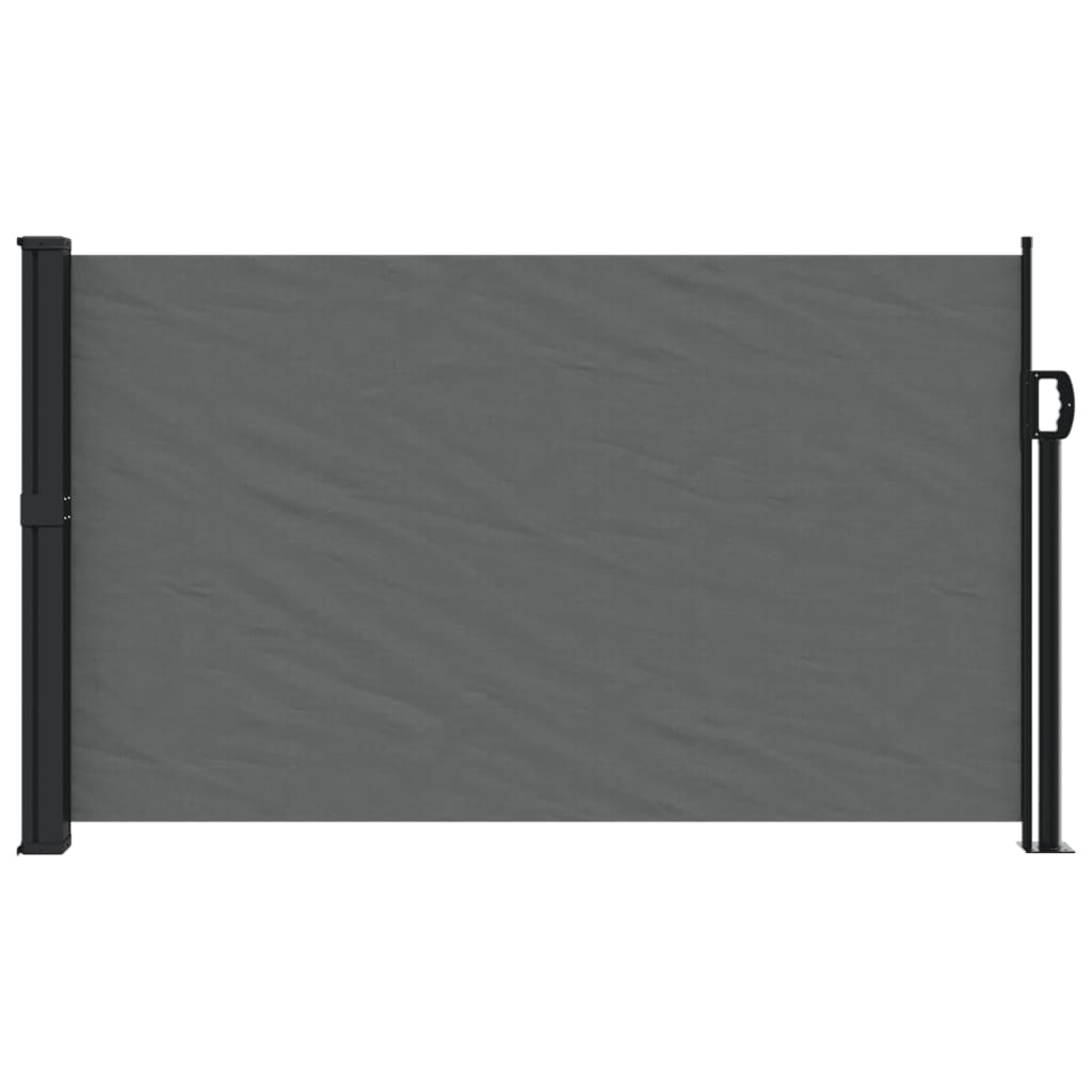 vidaXL Toldo lateral retráctil gris antracita 120x500 cm