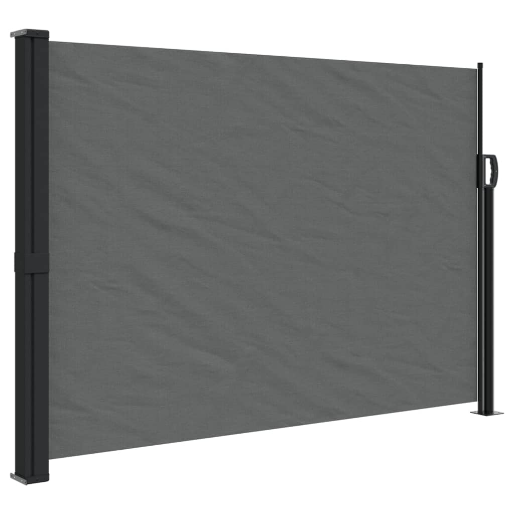 vidaXL Toldo lateral retráctil gris antracita 140x500 cm