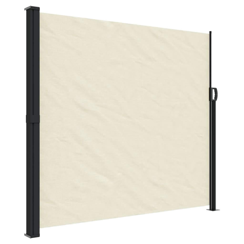 vidaXL Toldo lateral retráctil crema 180x500 cm