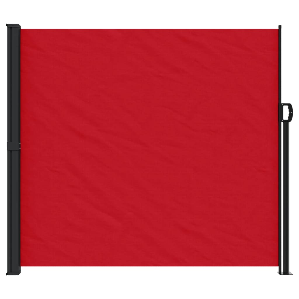 vidaXL Toldo lateral retráctil rojo 180x500 cm