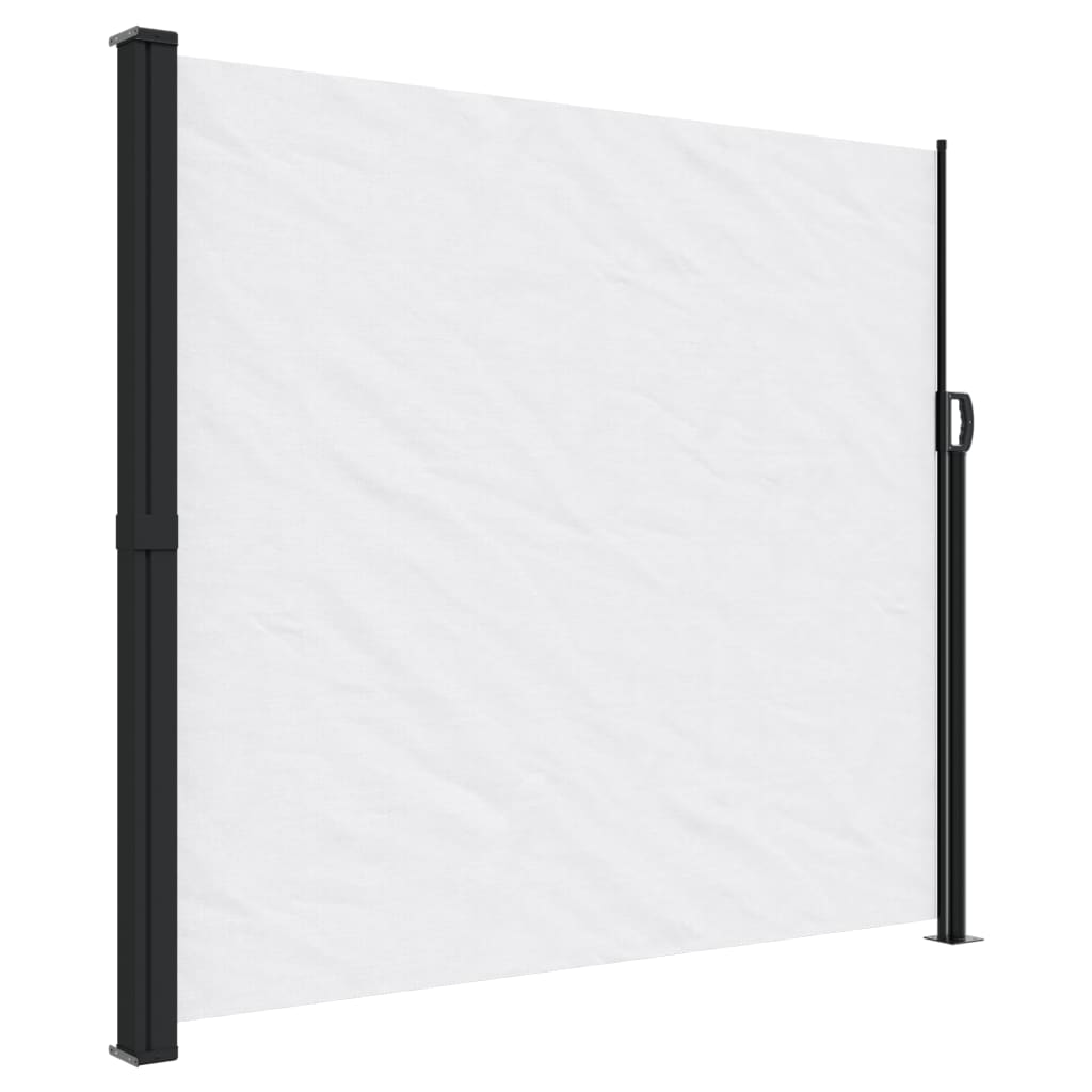 vidaXL Toldo lateral retráctil blanco 180x500 cm