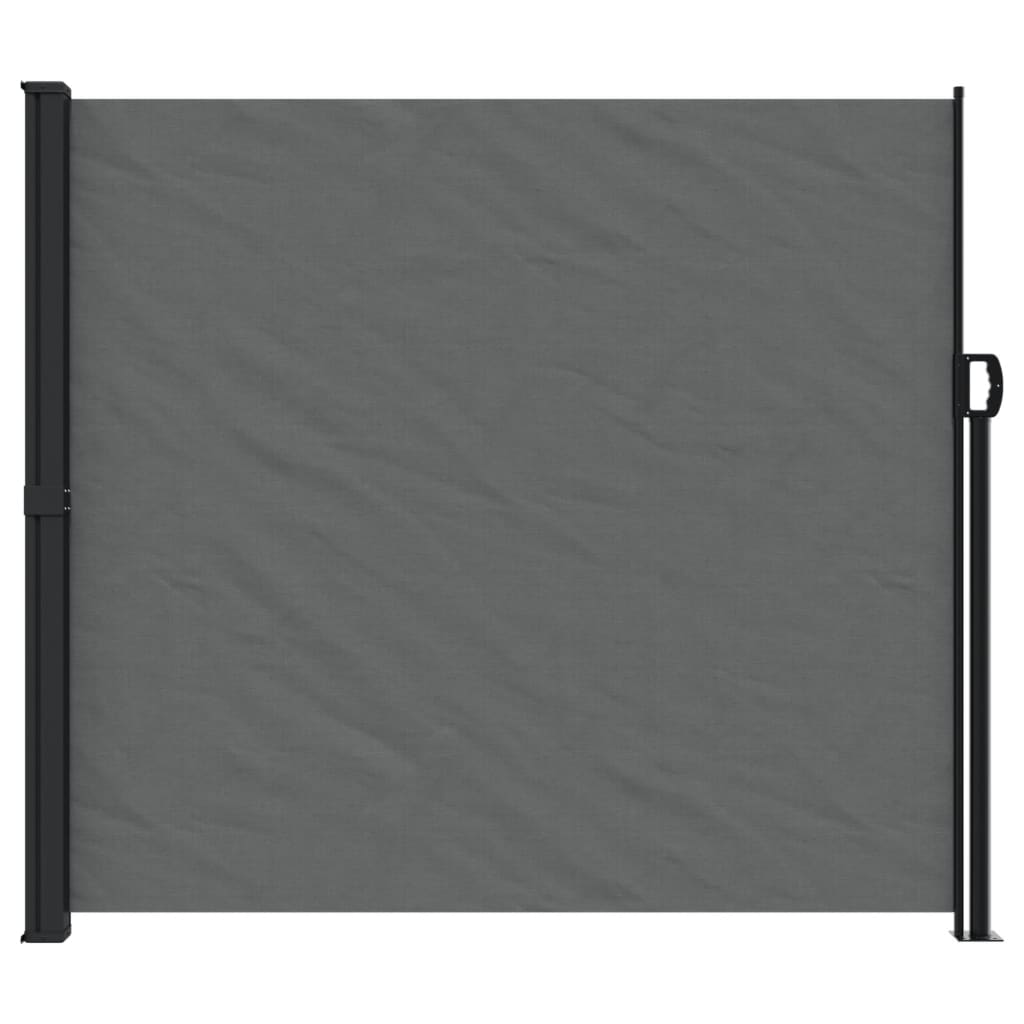 vidaXL Toldo lateral retráctil gris antracita 180x500 cm