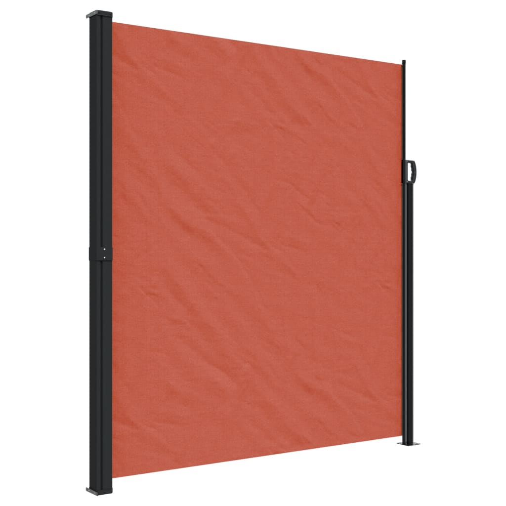 vidaXL Toldo lateral retráctil terracota 220x500 cm