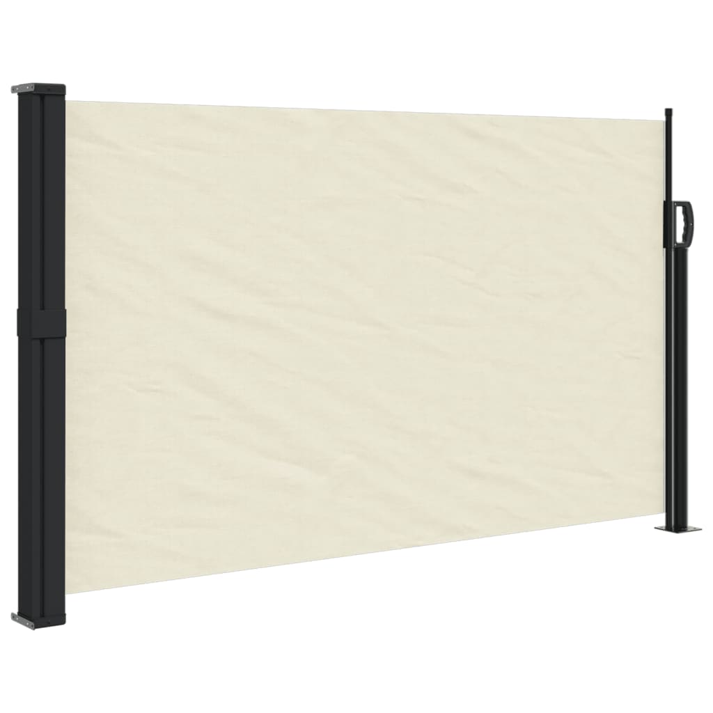 vidaXL Toldo lateral retráctil crema 120x600 cm