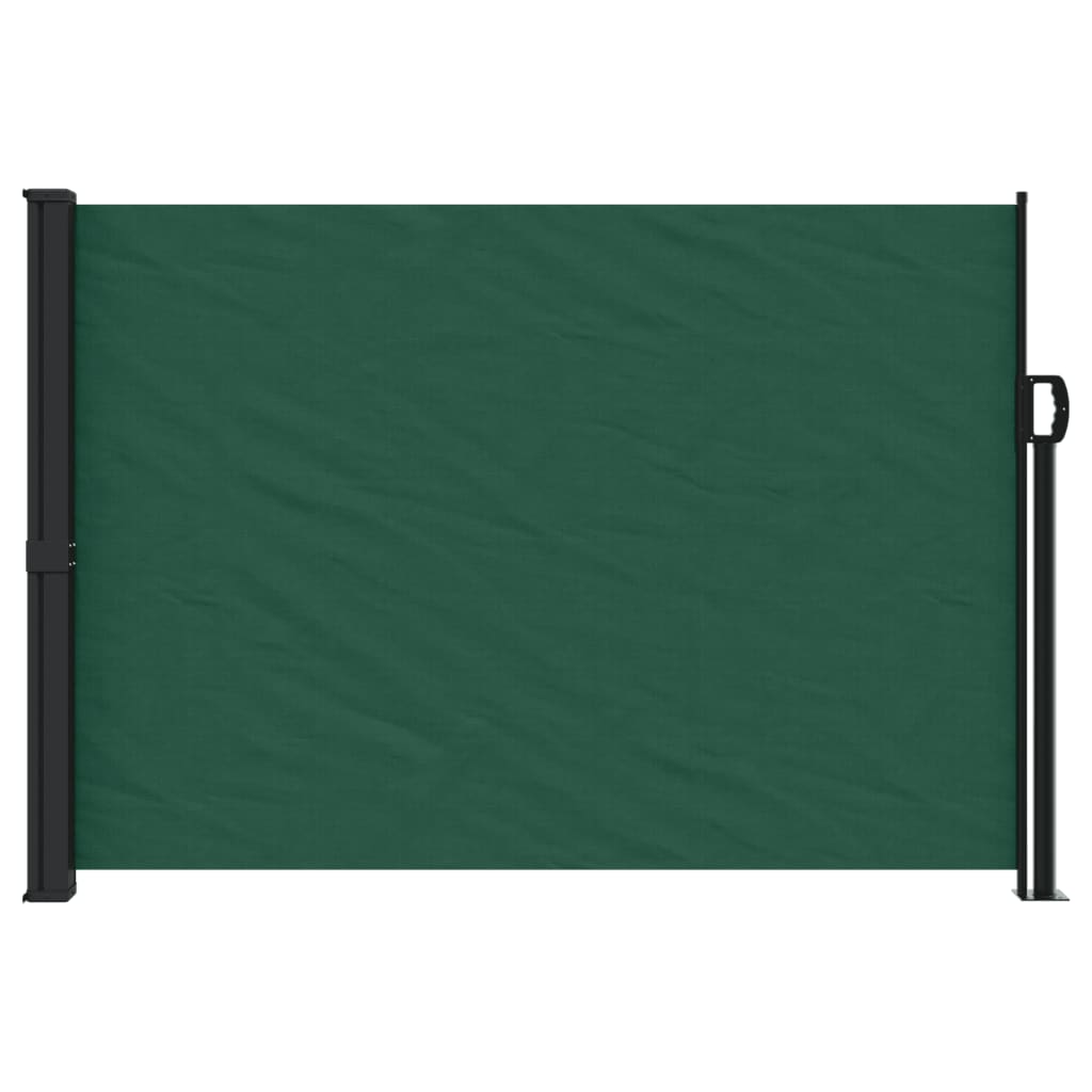 vidaXL Toldo lateral retráctil verde oscuro 140x600 cm