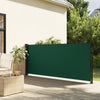 vidaXL Toldo lateral retráctil verde oscuro 140x600 cm