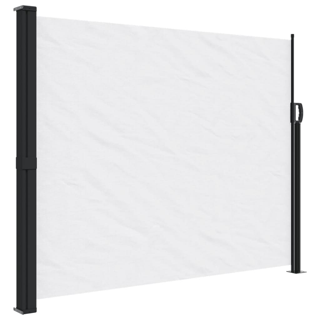 vidaXL Toldo lateral retráctil blanco 160x600 cm