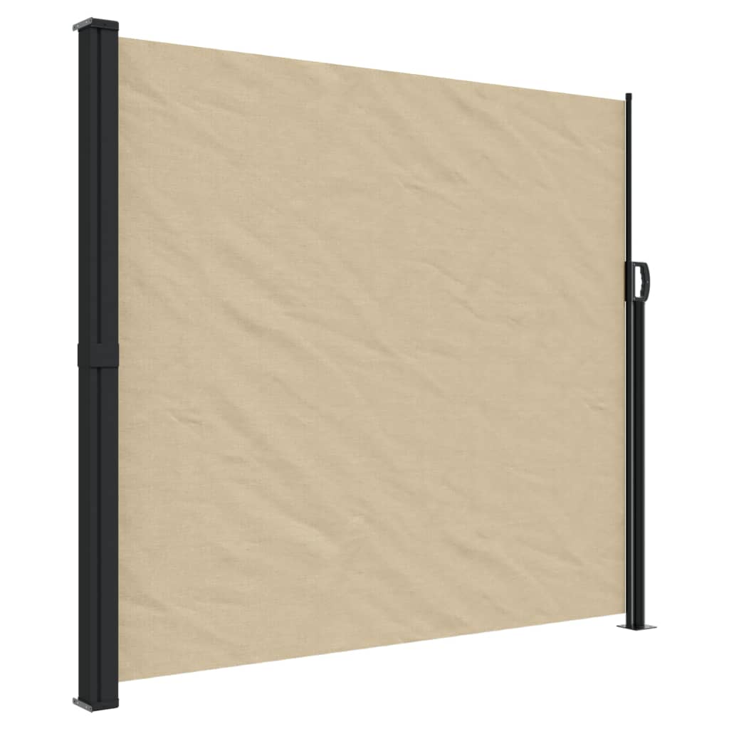 vidaXL Toldo lateral retráctil beige 180x600 cm