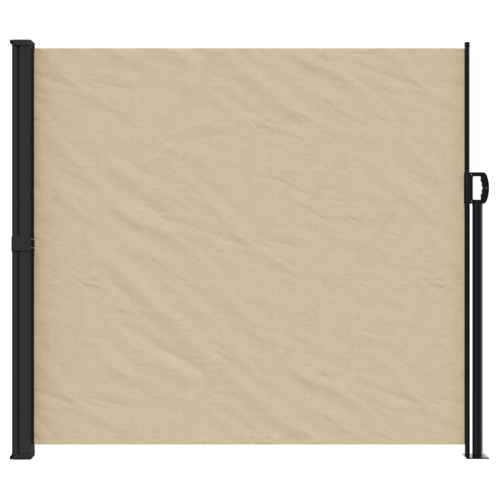 vidaXL Toldo lateral retráctil beige 180x600 cm