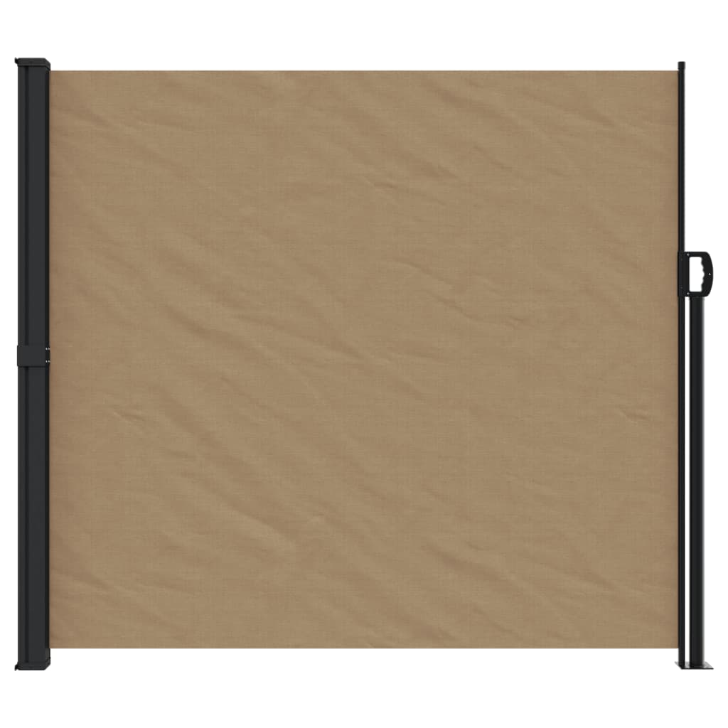 vidaXL Toldo lateral retráctil gris taupe 180x600 cm