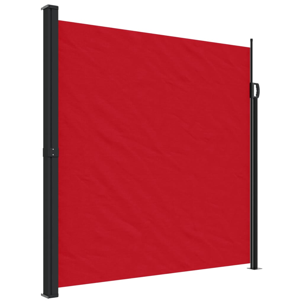 vidaXL Toldo lateral retráctil rojo 200x600 cm