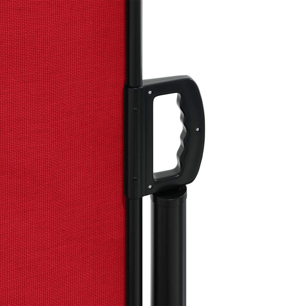 vidaXL Toldo lateral retráctil rojo 200x600 cm