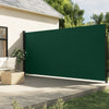 vidaXL Toldo lateral retráctil verde oscuro 200x600 cm