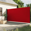 vidaXL Toldo lateral retráctil rojo 220x600 cm