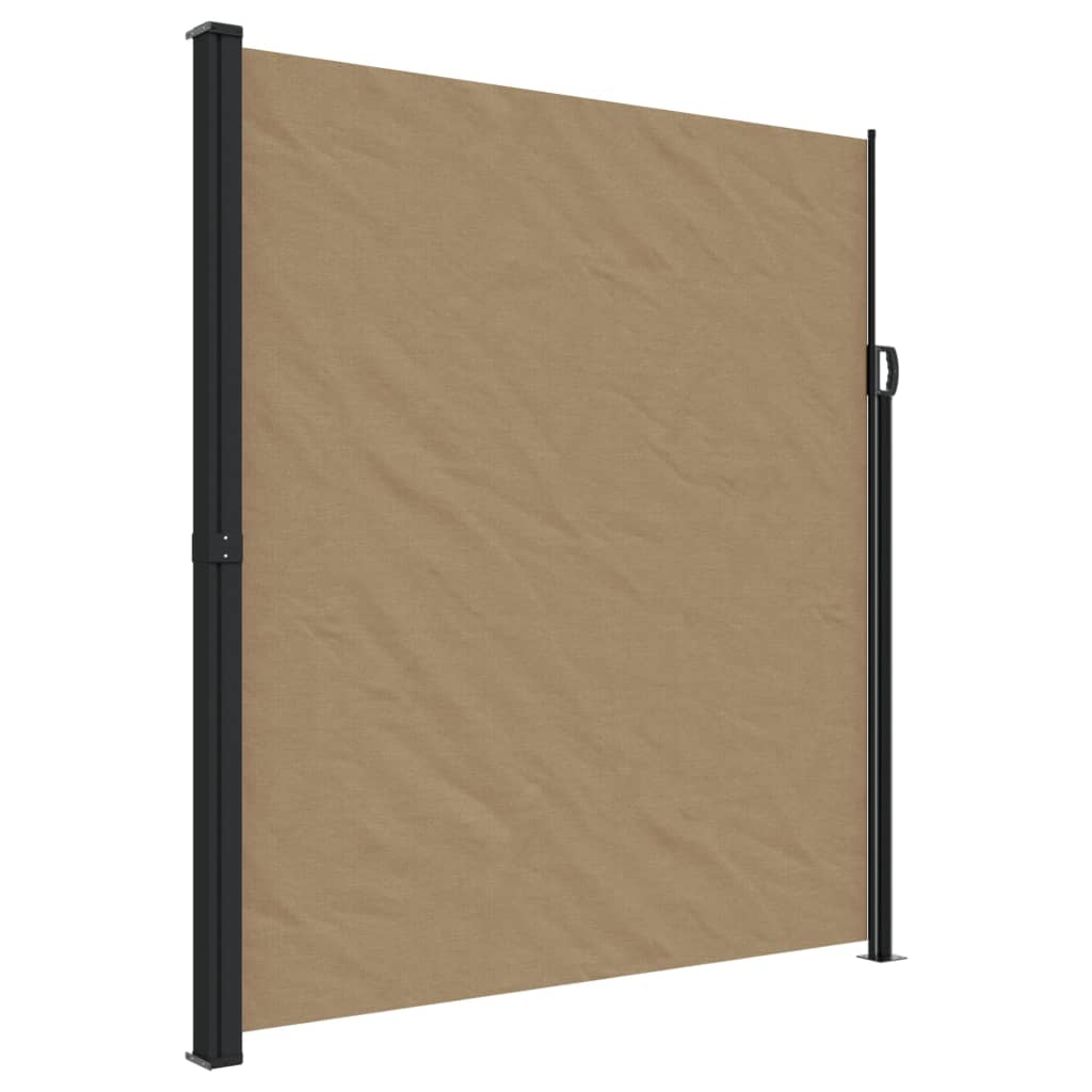 vidaXL Toldo lateral retráctil gris taupe 220x600 cm