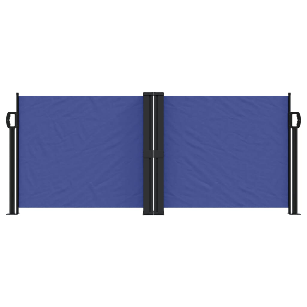 vidaXL Toldo lateral retráctil azul 100x600 cm