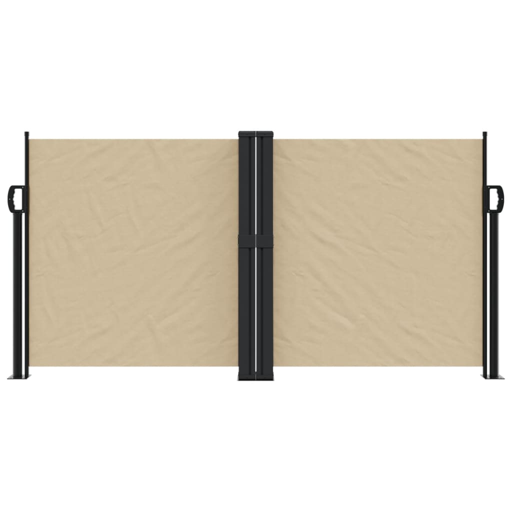 vidaXL Toldo lateral retráctil beige 120x600 cm