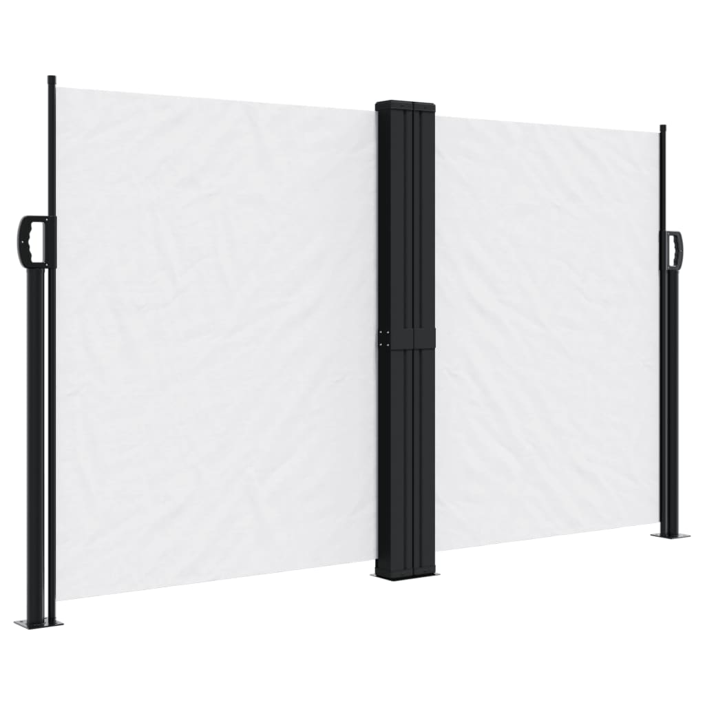 vidaXL Toldo lateral retráctil blanco 140x600 cm