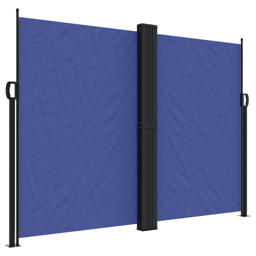 vidaXL Toldo lateral retráctil azul 180x600 cm