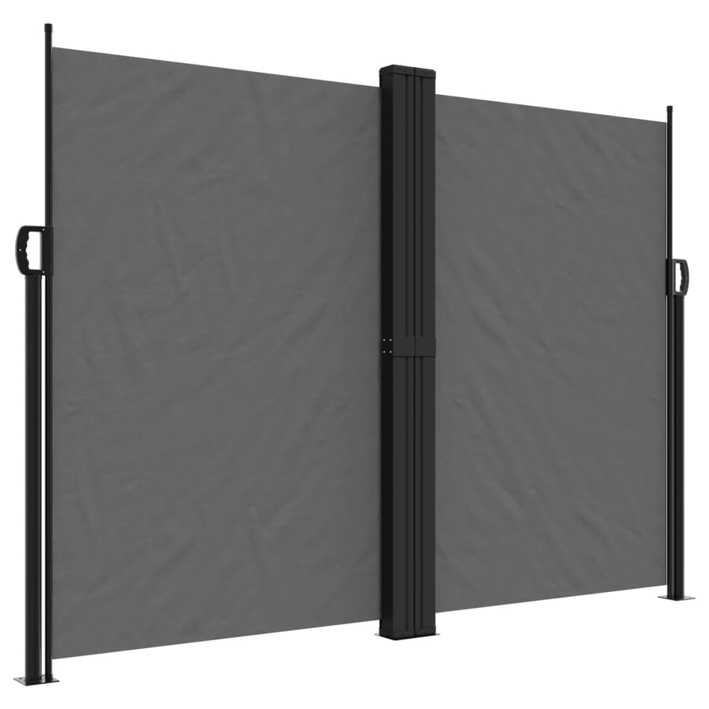 vidaXL Toldo lateral retráctil gris antracita 180x600 cm