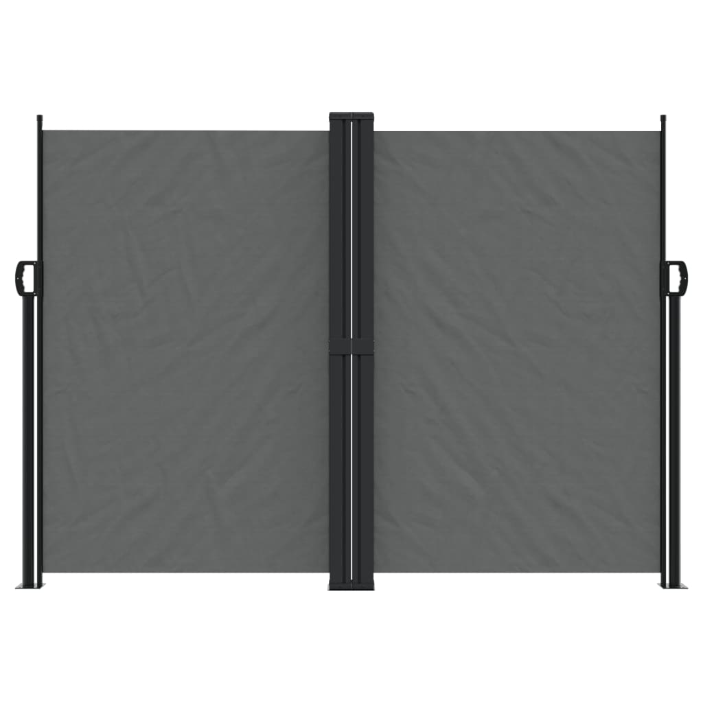 vidaXL Toldo lateral retráctil gris antracita 180x600 cm