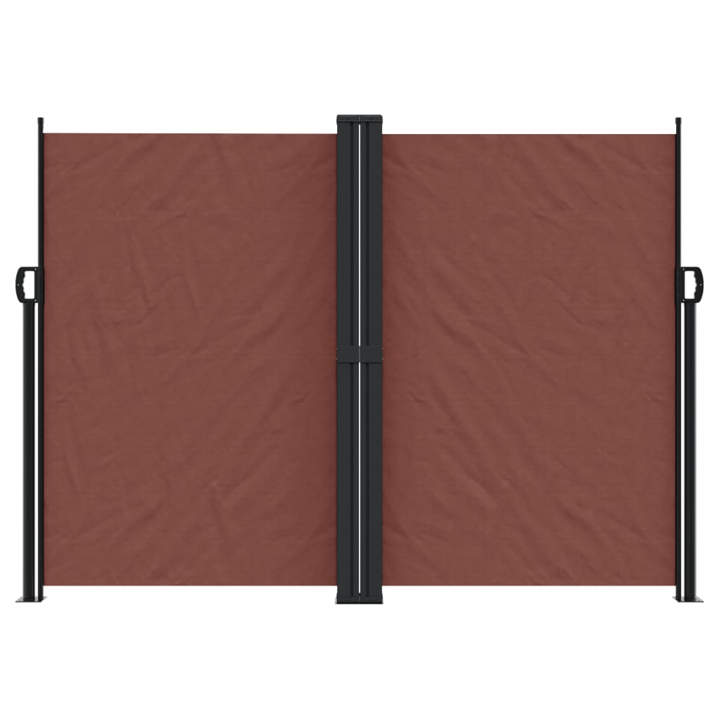 vidaXL Toldo lateral retráctil marrón 180x600 cm