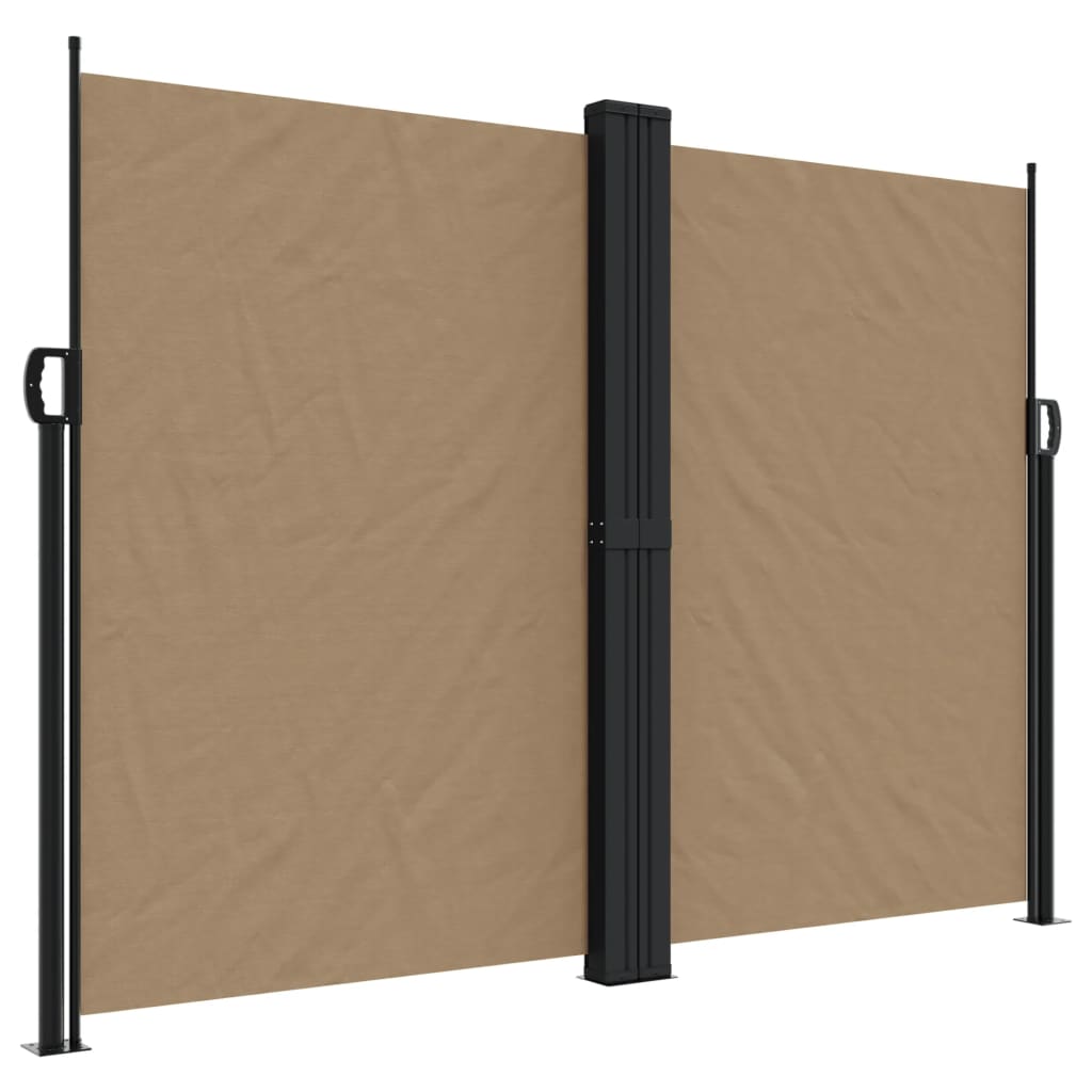 vidaXL Toldo lateral retráctil gris taupe 180x600 cm